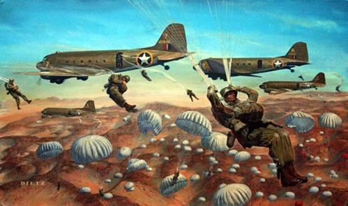 "You Have Your Orders"-James Dietz-C-47 2nd Battalion, 509th Parachute Art